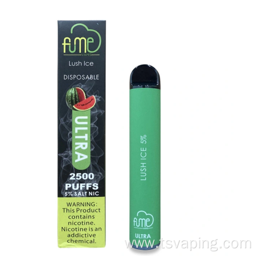 Disposable Vape 2500 Puffs Fume Ultra Wholesale Price